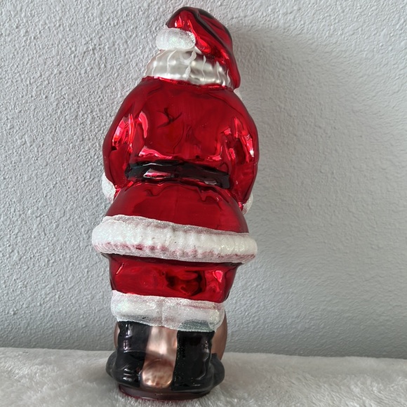Santa Glass Decoration. - Picture 2 of 9